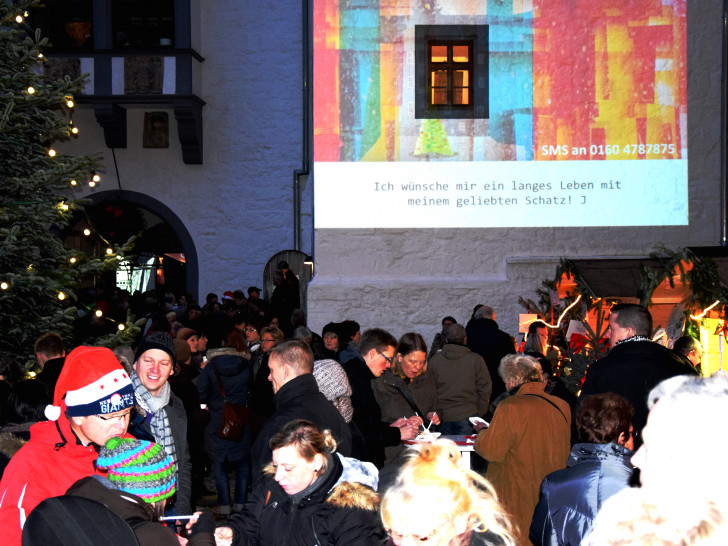 Advent im Schloss macht virtuelle Weihnachtsgrüße möglich. Foto: Stadt Wolfsburg