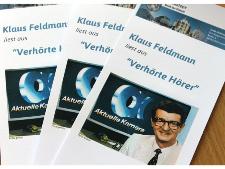 Der ehemalige DDR-Nachrichtensprecher Klaus Feldmann ist in Helmstedt zu Gast. Foto: Stadt Helmstedt