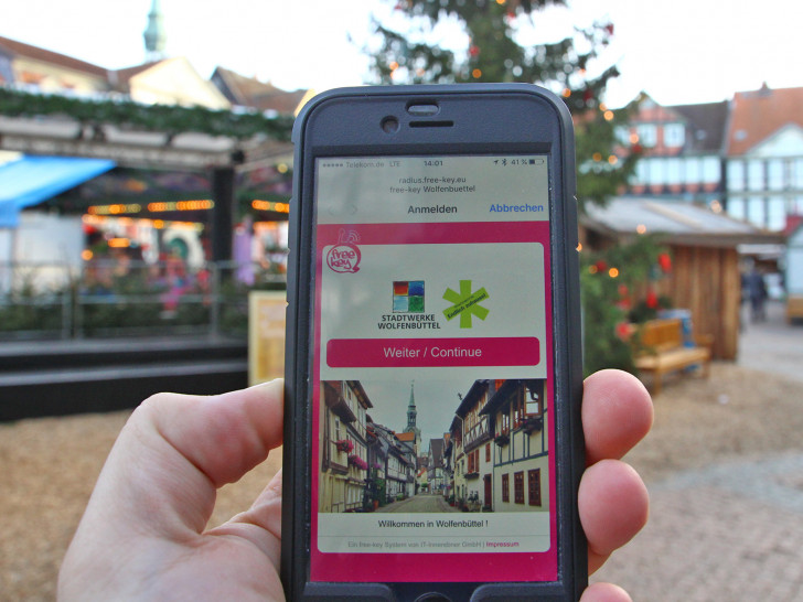 Auf dem Stadtmarkt gibt es ab sofort kostenlosen Internetzugang. Foto: Stadt Wolfenbüttel