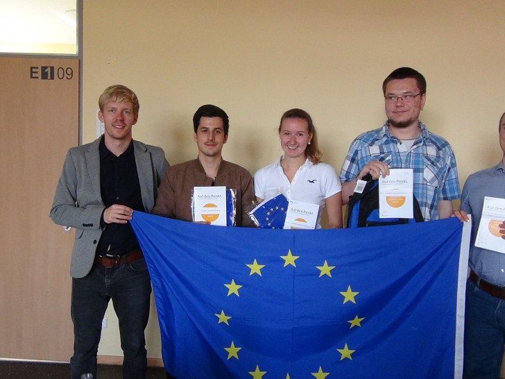 Otto-Bennemann-Schule informiert sich über EU. Foto: Privat