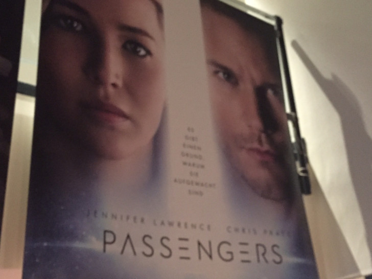 Seit Mittwoch läuft die Science Fiction Romanze "Passengers" im CineStar. Fotos: Anke Donner 