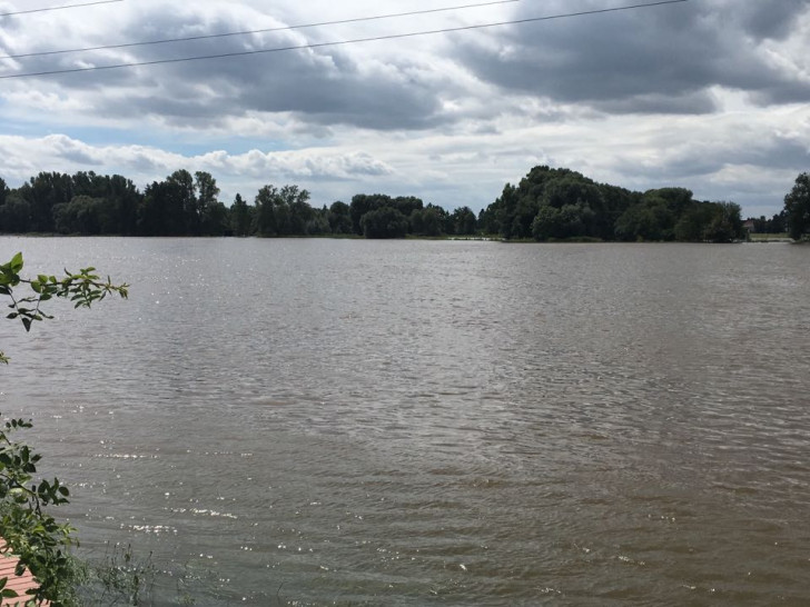 Die Situation heute Mittag bei Walle, wo Schunter und Oker zusammenflîeßen. Fotos: aktuell24/bm