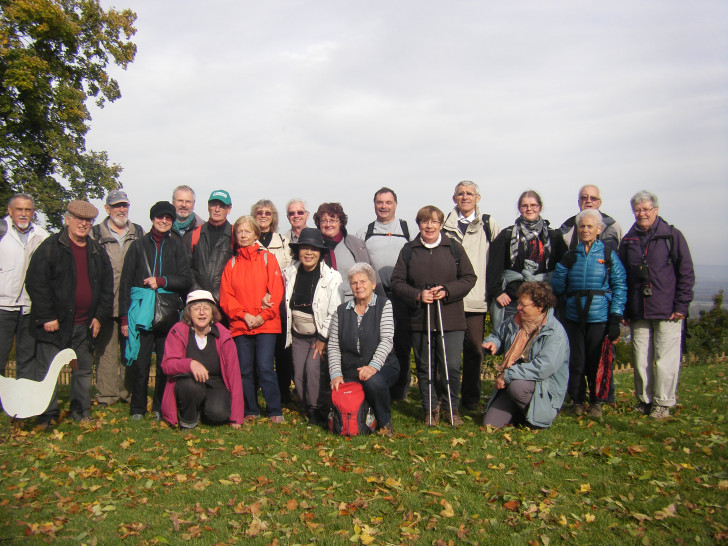 Die Wandergruppe der Deutsch-Französischen Gesellschaft mit ihren Gästen aus Cachan. Foto: Margit Richert