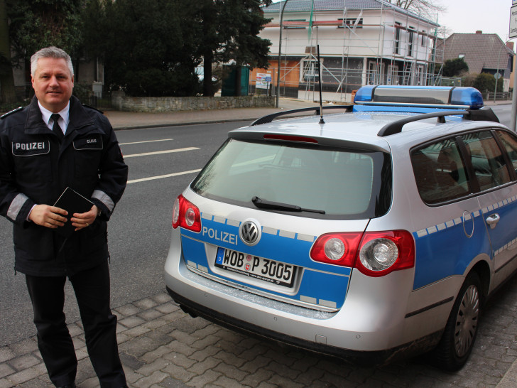 Sven Marco-Claus stellte die Einsatzzahlen der Polizei Wolfsburg vor. Foto: Magdalena Sydow