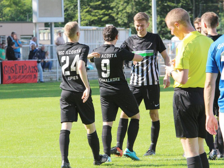 Der BSC Acosta mit dem 2. Sieg in Folge. Fotos: Frank Vollmer