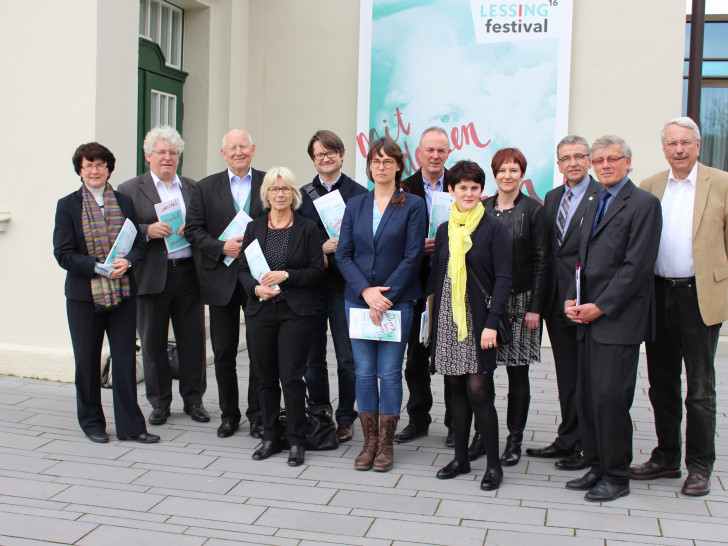 Vertreter der Stadt Wolfenbüttel und die Kooperationspartner für das Lessingfestival. Foto: Max Förster