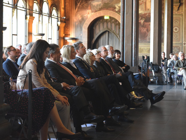 Die Ehrengäste während der Preisverleihung des Kaiserrings. Foto: Stadt Goslar