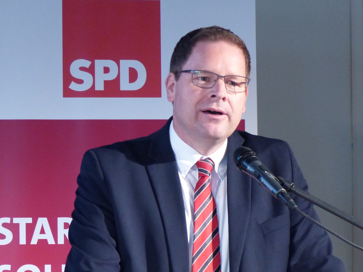 Marcus Bosse wurde erneut zum Vorsitzenden gewählt. Foto: SPD/Privat