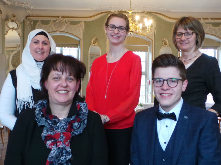 Die Standesbeamten des Standesamtsbezirks Süd-Elm. Von links: Cakir Kaya, Melanie Jestel-Heiser, Patrick Wahl, Claudia Backhauß. Foto: Stadt Schöningen