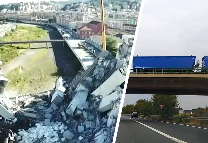 Bei dem Brückeneinsturz in Genua starben mindestens 47 Menschen. Viele weitere werden noch vermisst. Foto: Alexander Panknin/Feuerwehr Genua (Vigili del Fuoco)