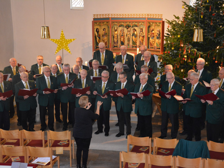 Der Männerchor in Vöhrum.
Foto: Ev.-luth. Kirchenkreis Peine