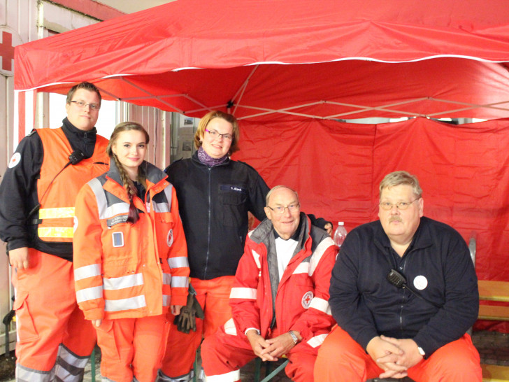 Das Deutsche Rote Kreuz musste sich am Fest-Wochenende um 35 Besucher kümmern. Foto: Anke Donner 