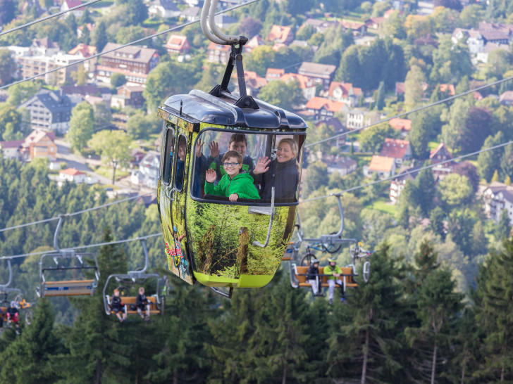 Die Seilbahn in Hahnenklee schaffte es auf Anhieb auf Platz 8 der Focus-Rangliste. Foto: ErlebnisBocksBerg Hahnenklee GmbH & Co.KG