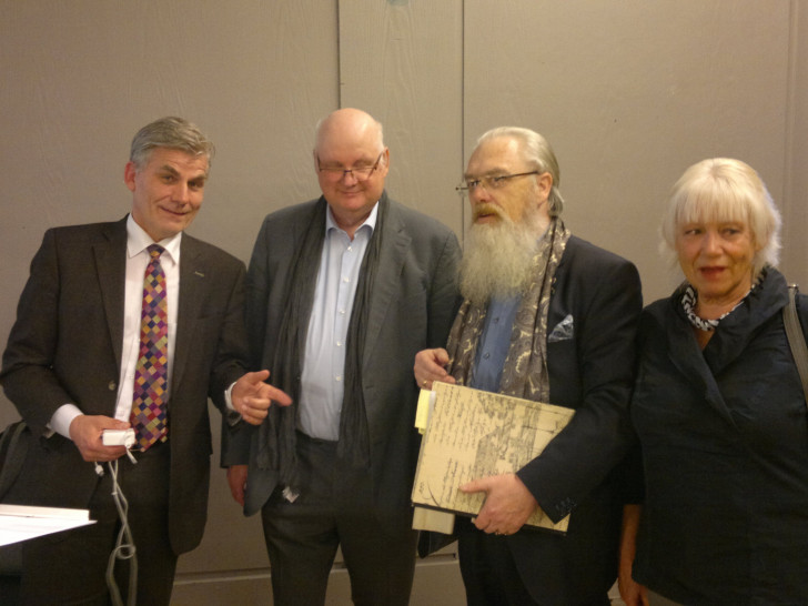Passie, Beckermann, Biegel und Sonnek (von links), Foto: Gerd Sonnek