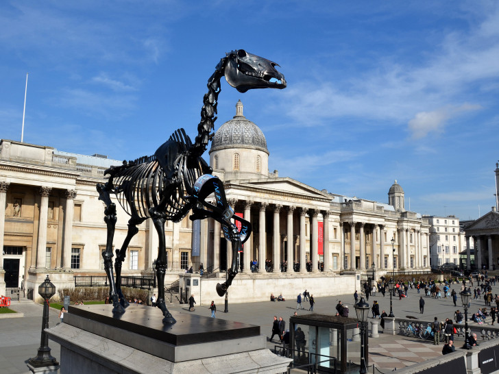 Installation view: Fourth Plinth, Trafalgar Square, London, 2015.