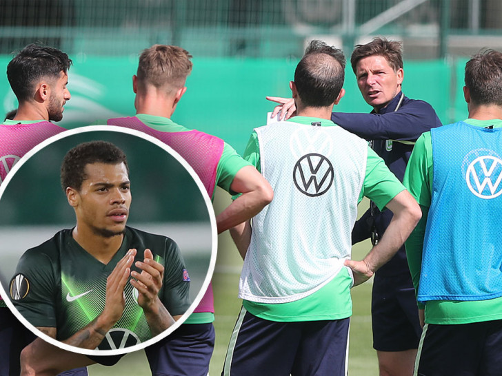 VfL-Trainer Oliver Glasner bittet am Samstag zum Auftakt. Lukas Nmecha (kleines Foto) ist dann nicht mehr dabei.