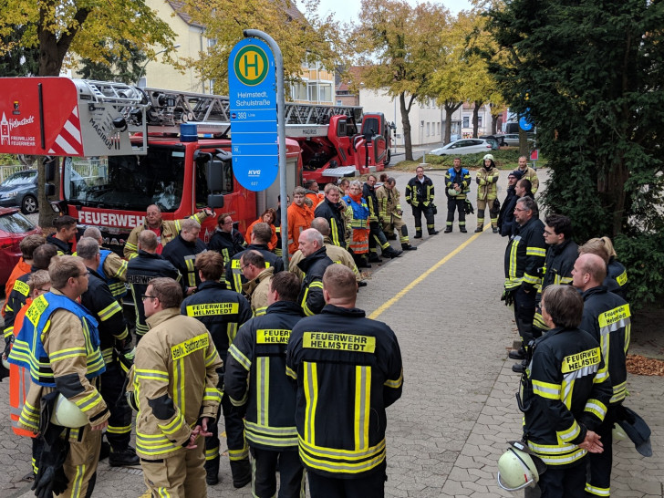 Bei der Feuerwehr Helmstedt stand am Wochenende eine Übung auf dem Programm. Fotos. Feuerwehr Helmstedt