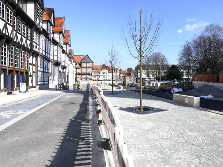 Ab Montag kann in der Reichsstraße geparkt werden. Foto: Stadt Wolfenbüttel/RAE