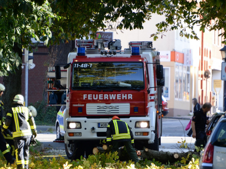 "Sebastian" sorgte gestern Nachmittag für einen Einsatz in Fallersleben. Fotos: Feuerwehr Fallersleben