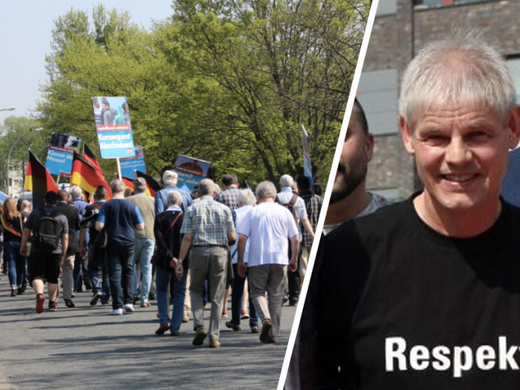 Bitterer Nachgeschmack nach Demo. Die AfD übt scharfe Kritik an Oberbürgermeister Frank Klingebiel. Fotos: Nick Wenkel
