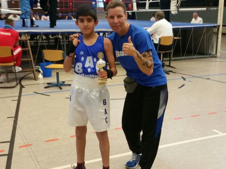 Sehr reif und variabel boxte der erst elfjährige Melis Abdulaev. Foto: BAC