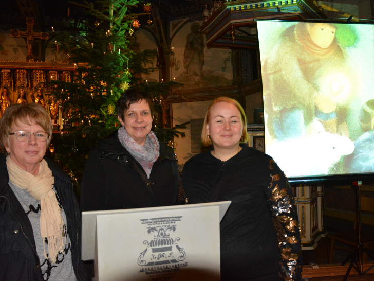 Helga Dröse, Beate Grobe und Katrin Deutsch (v. li.). Foto: Evangelisch-Lutherischer Kirchenkreis Peine