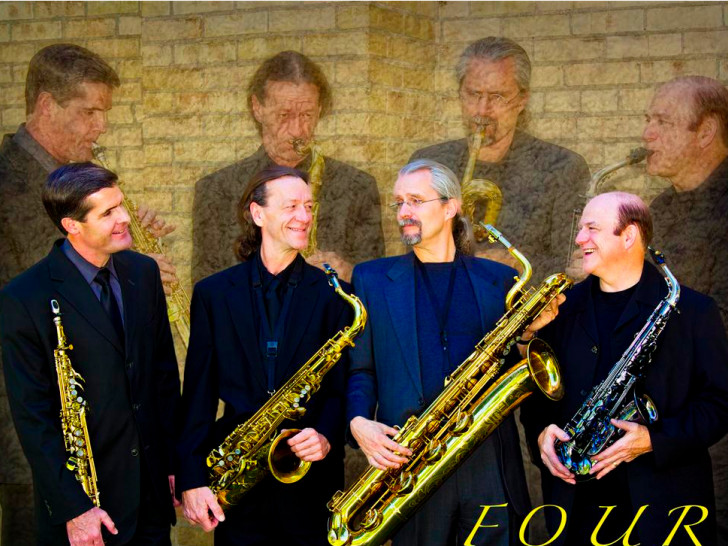 Die Mitglieder des Saxophonquartetts FOUR. Foto: Privat