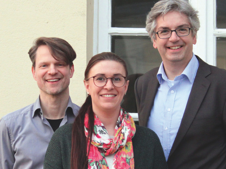 Das neue Präsidium der KreativRegion: Jonas Karnagel, Dorothee Reinhardt, Jens Martens (v.li.). Foto: KreativRegion e.V.