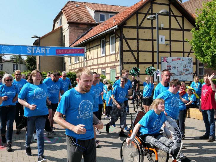 Am vergangenen Wochenende fand der Inklusionslauf "Neuerkerode bewegt" statt. Foto: Bernhard Janitschke
