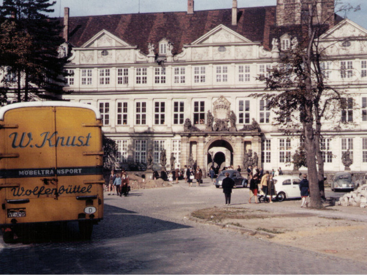 Das Schloss Wolfenbüttel in den 60er Jahren. Foto: Museum Wolfenbüttel