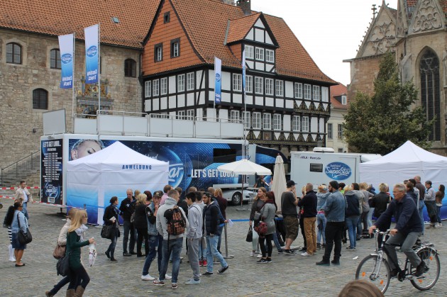 In Braunschweig werden am 29. August Talente für Film und Fernsehen gesucht. Auch für "Deutschland sucht den Superstar" können sich Sänger vorstellen. Symbolfoto: Archiv
