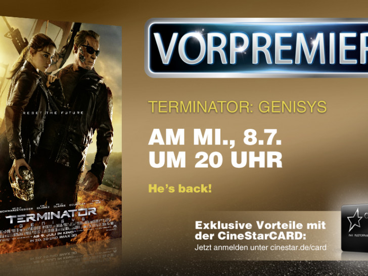 Cover Terminator: Genisys. Foto: Cinestar