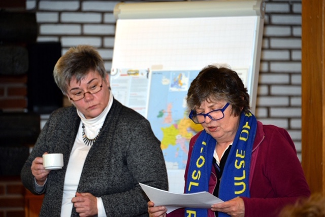 Die Referentinnen Susanne Herweg und Brigitte Harder. Foto: Goslarer Pulse of Europe-Gruppe