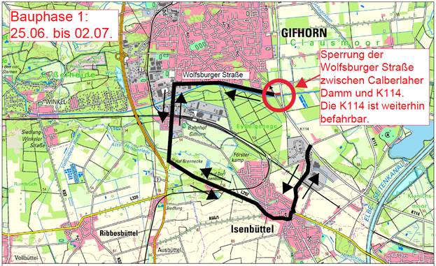 Karte: Landkreis Gifhorn