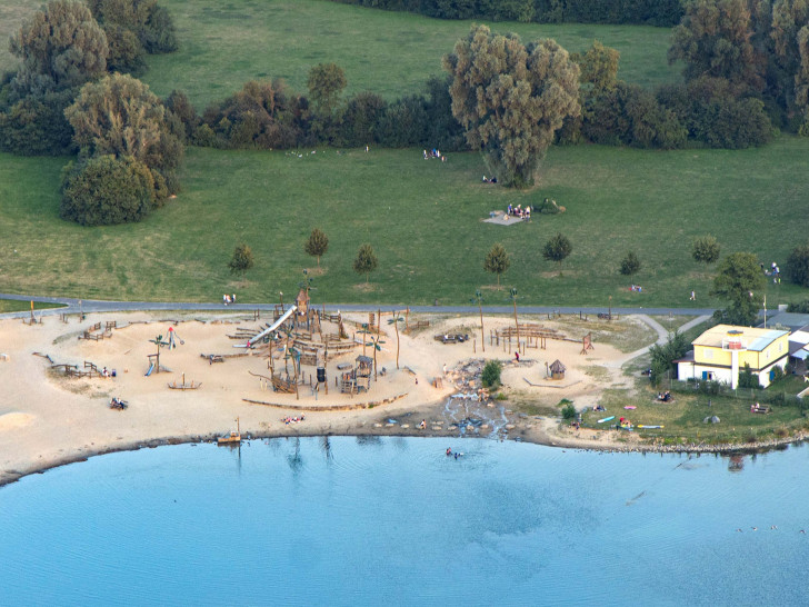 Der Piratenspielplatz am Salzgittersee.