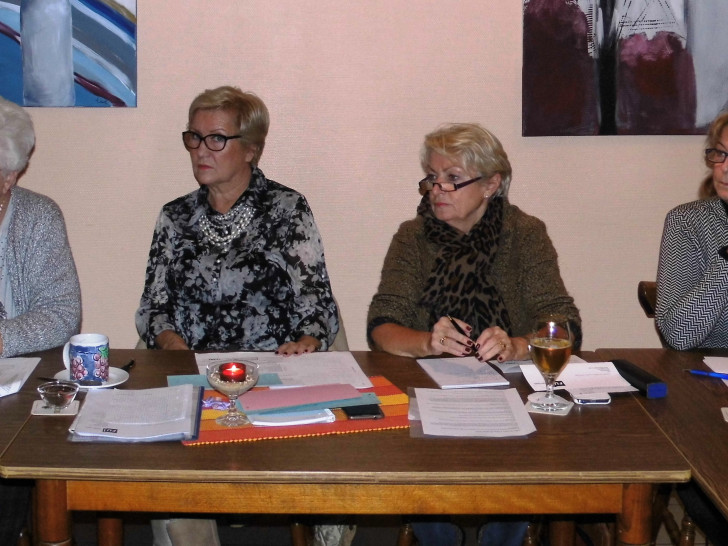 Die Mitgliederversammlung leiteten Doris Liefner, Marina Kozinowski, Marita Braun und die neue Vorsitzende Gabriele Otto. Foto: Privat