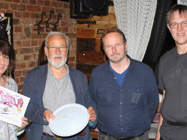 Angelika Uminski, Hilmar Nagel, Bernhard Foitzik und Lutz Seifert (v. li.). Foto: Bündnis 90/Die Grünen