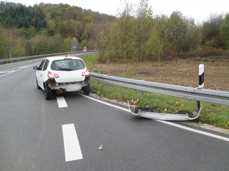 Das Unfallauto der 42-Jährigen.
Foto: Polizei