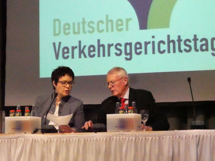 VGT-Pressesprecherin Birgit Heß und VGT-Präsident Kay Nehm. Fotos: Alexander Panknin