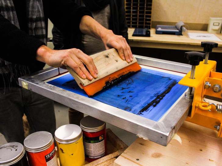 Das Protohaus bietet am Samstag einen Siebdruckkurs an. Foto: Protohaus