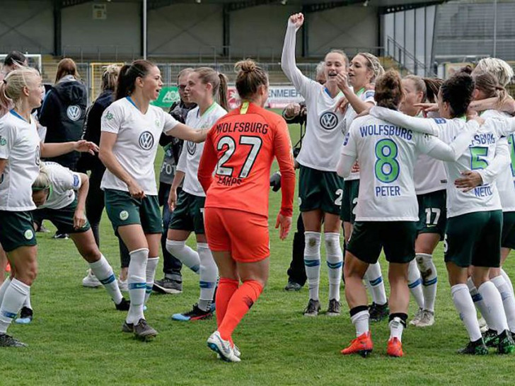 Vorzeitig mit dem Doublegewinn: VfL Wolfsburg. Foto: imago/foto2press