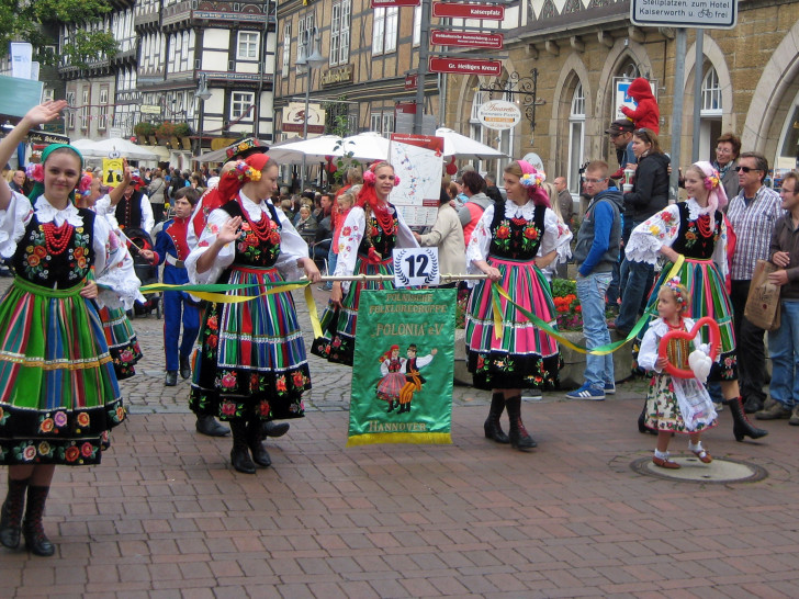 Trachtenumzug beim Tag der Niedersachsen 2013 in Goslar. Foto: Stadt Wolfsburg