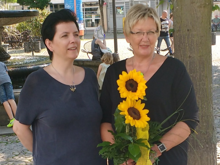 Katrin Yesim Rupp (li.)  und Doris Meyermann. Foto: Bündnis 90/Die Grünen