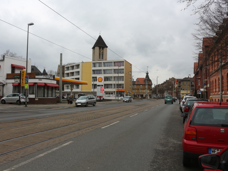 Ab Dienstag wird die Helmstedter Straße gesperrt. Foto: Robert Braumann