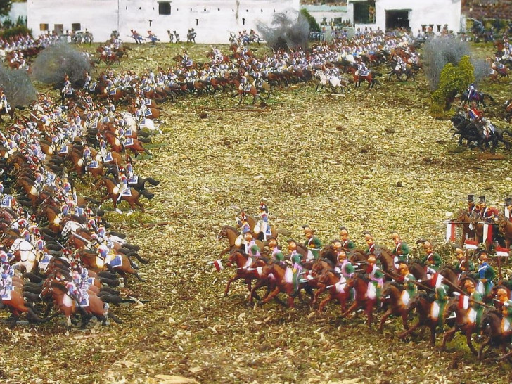 Mehr als 60.000 Figuren werden auf 120 qm Fläche das Gefühl der Schlacht von Waterloo präsentieren. Foto: Privat