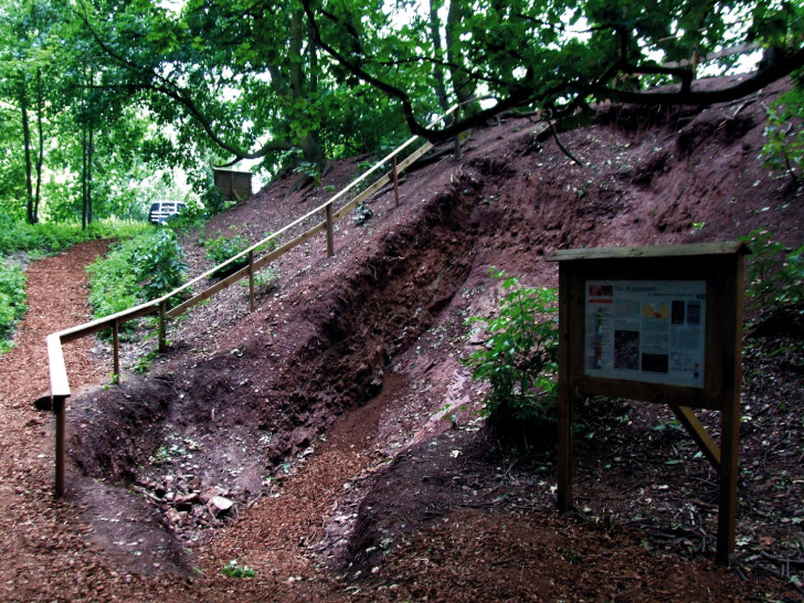 Der Geopunkt Nußberg/Rogenstein. Foto: Geopark