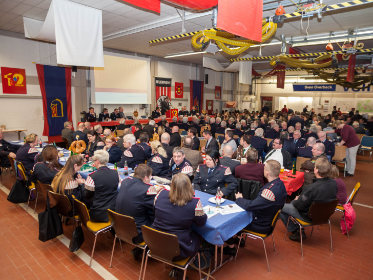 Am Samstagabend fand die Jahreshauptversammlung der Ortsfeuerwehr Goslar statt. Foto: Alec Pein