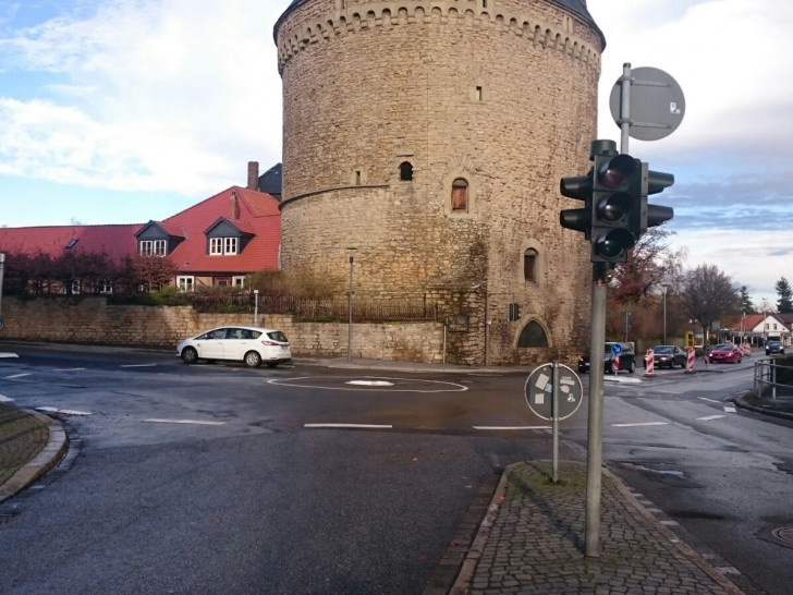 Der Kreisel am Breiten Tor. Foto: Philip Tolksdorf