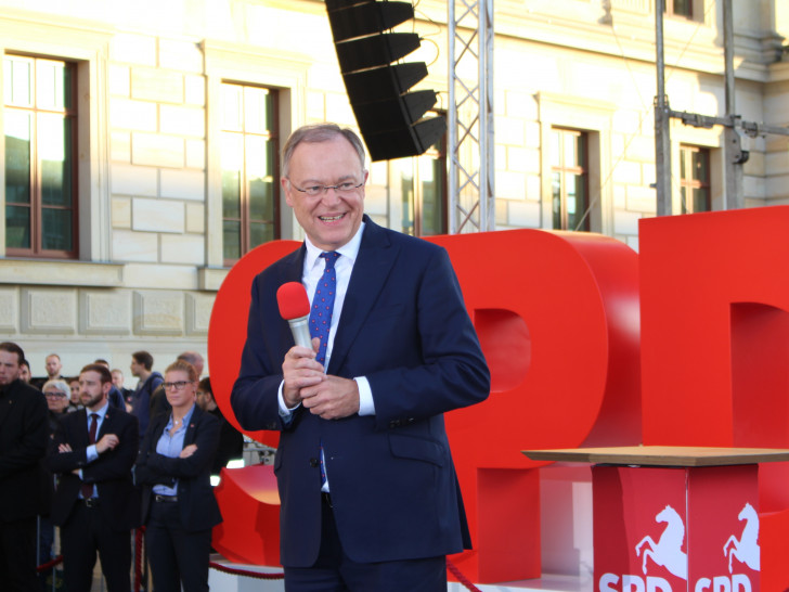 Ministerpräsident Stephan Weil möchte mit der SPD stärkste Fraktion im kommenden niedersächsischen Landtag werden. Fotos und Video: Alexander Dontscheff
