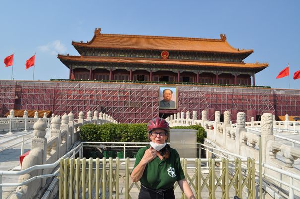 Roswitha Söchtig in Peking. Foto: Privat